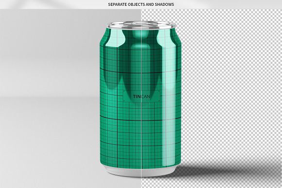 Soda Can Mock-Up in Product Mockups - product preview 7