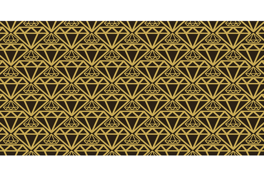 Seamless pattern with diamonds