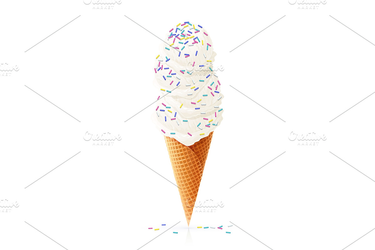 Ice cream. Summer sweetness. in Illustrations - product preview 8