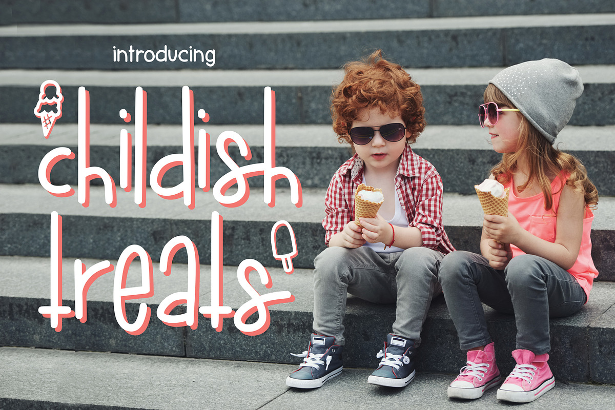 Childish Treats in Display Fonts - product preview 8