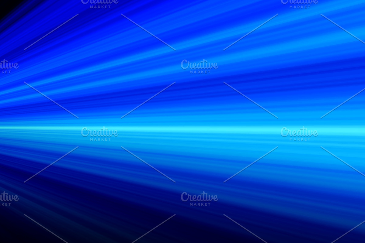 Blue lights for futuristic background. Internet concept, movement motion blurry technology background. 3d illustration. in Illustrations - product preview 8