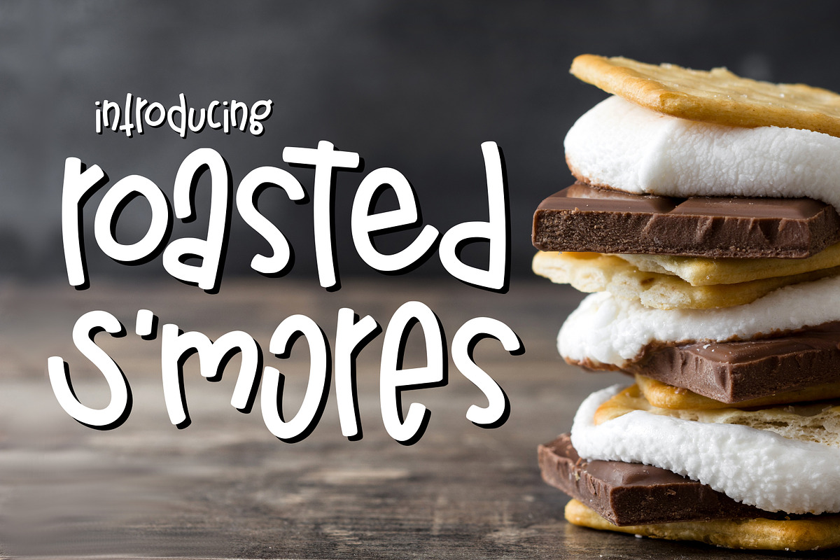 Roasted S'mores in Display Fonts - product preview 8