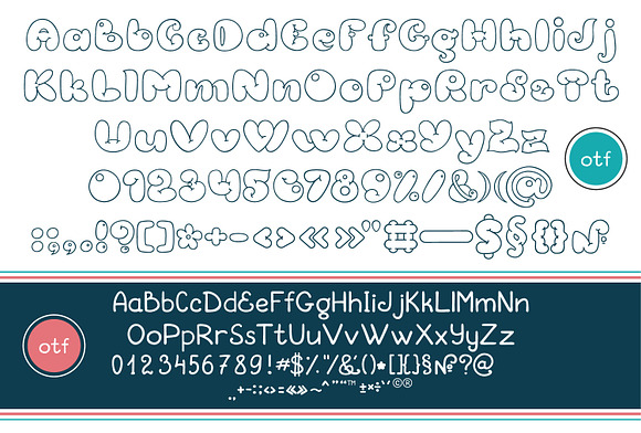 Bubble Double Duo font. Comic in Display Fonts - product preview 4