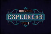 Explorers Vintage Typeface