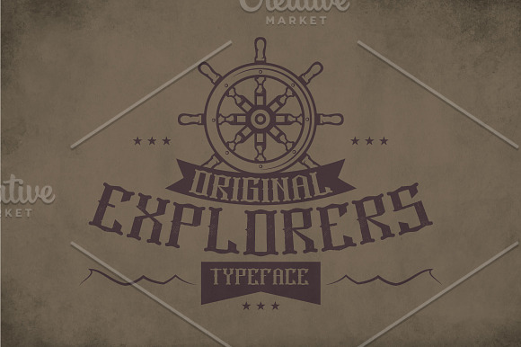 Explorers Vintage Typeface in Display Fonts - product preview 2