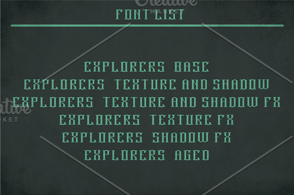 Explorers Vintage Typeface in Display Fonts - product preview 5