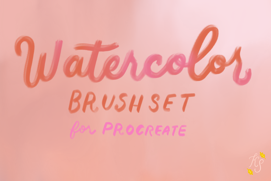 Watercolor Brushes for Procreate