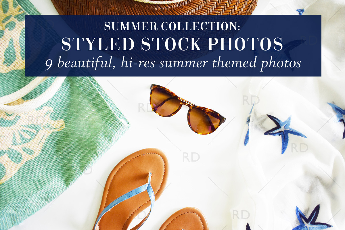 Styled Stock Photography: Summer in Print Mockups - product preview 8