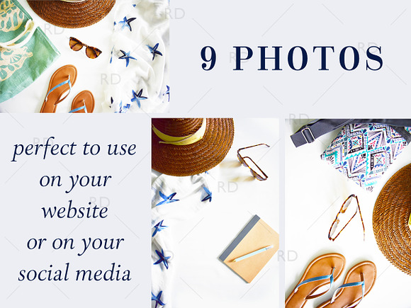 Styled Stock Photography: Summer in Print Mockups - product preview 2