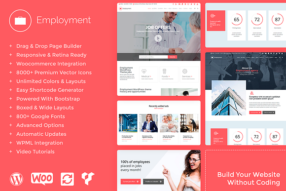 Employment WordPress Theme in WordPress Business Themes - product preview 22