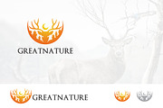 Great Nature Forest Deer Logo