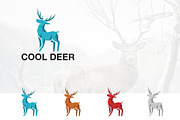 Low Poly Deer Logo Illustration