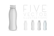 Yogurt plastic bottles