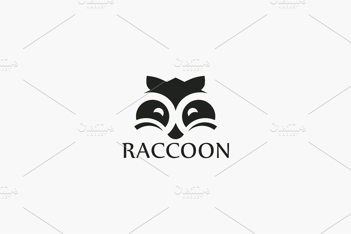 Raccoon Logo Design in Logo Templates - product preview 8
