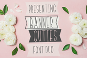 BANNER CUTIES - Font Duo