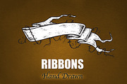 RIBBONS - Hand Drawn