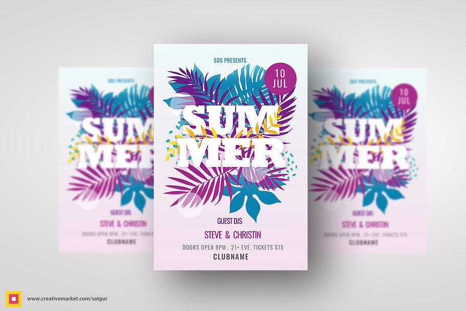 Summer Flyer in Flyer Templates - product preview 8