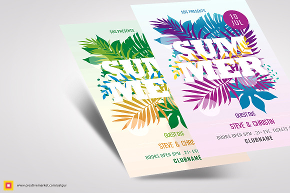 Summer Flyer in Flyer Templates - product preview 3