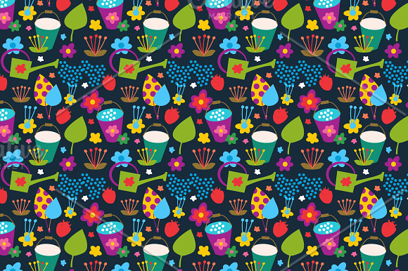 Decorative toys seamless patterns in Patterns - product preview 2