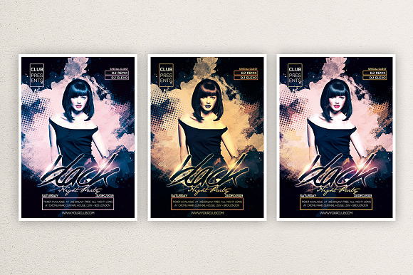 Black Night 5 in Flyer Templates - product preview 1
