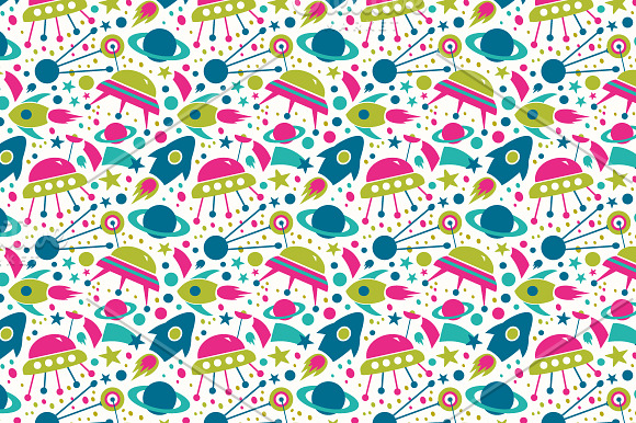 Decorative toys seamless patterns in Patterns - product preview 3