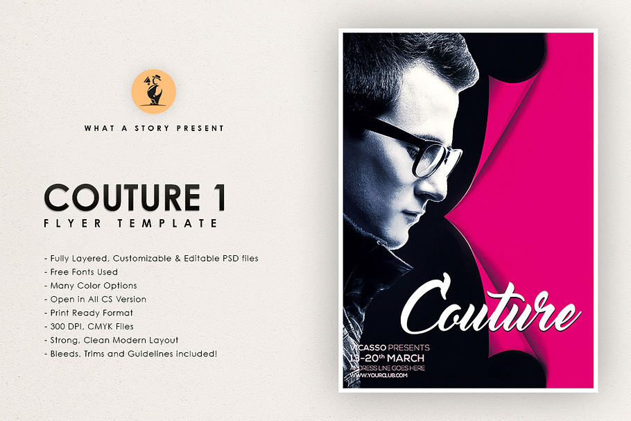 Couture 1 in Flyer Templates - product preview 8