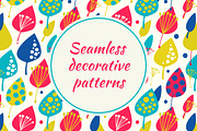 Seamless colorful patterns