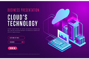Webpage design about cloud database technology