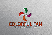 Colorful Fan Logo