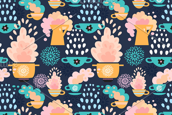 Seamless colorful patterns in Patterns - product preview 3