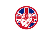 British Gym Circuit Union Jack Flag 