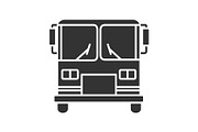 Bus glyph icon