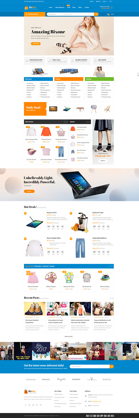 Pts BixOne - Best Prestashop Theme in Bootstrap Themes - product preview 1