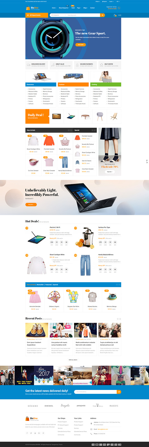 Pts BixOne - Best Prestashop Theme in Bootstrap Themes - product preview 2