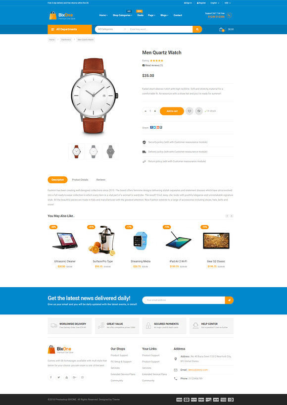 Pts BixOne - Best Prestashop Theme in Bootstrap Themes - product preview 3