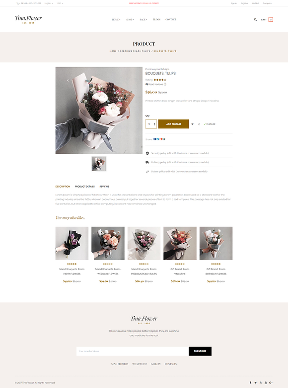 Pts Flower in Bootstrap Themes - product preview 4