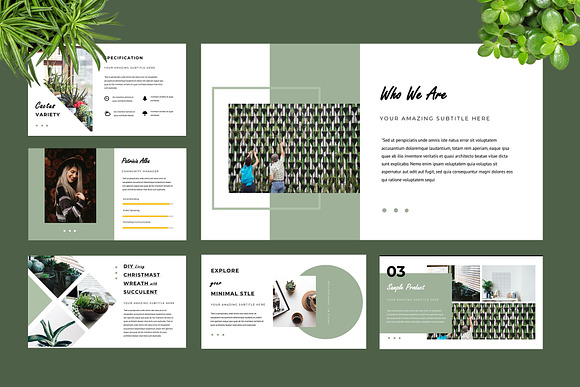 Botany Keynote Presentation in Keynote Templates - product preview 1