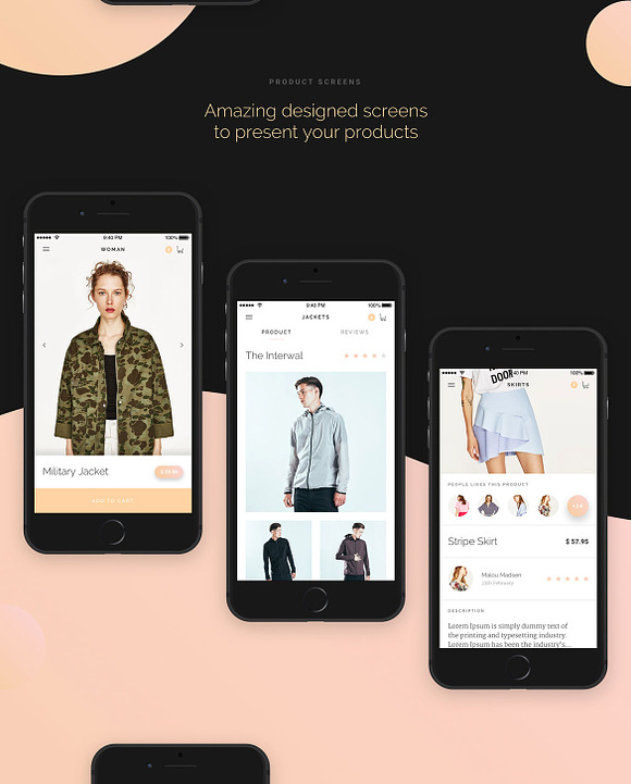Modda - E-Commerce Mobile UI - Xd in UI Kits and Libraries - product preview 4