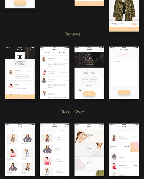 Modda - E-Commerce Mobile UI - Xd in UI Kits and Libraries - product preview 10