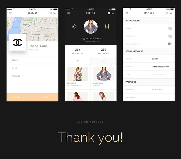 Modda - E-Commerce Mobile UI - Xd in UI Kits and Libraries - product preview 13