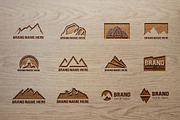 Mountain Logo Bundle & Mock-Up