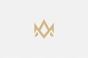 AM Crown Logo Design