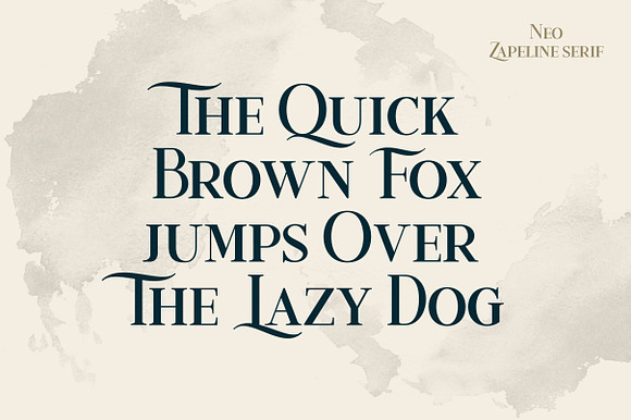Neo Zapeline | 3 fonts Combination in Display Fonts - product preview 7