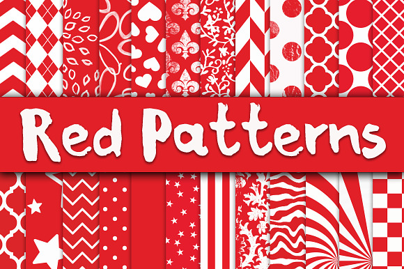 Colorful Patterns Digital Paper  in Patterns - product preview 14