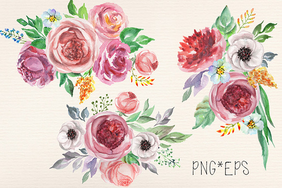 JUST FLOWERS in Illustrations - product preview 3