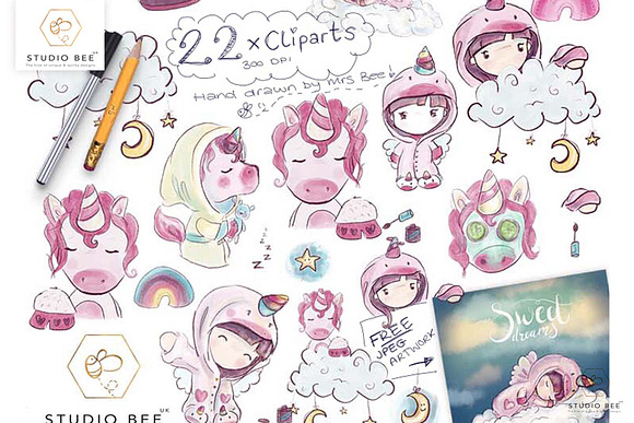 Mimi plans...a sleepover (unicorn) in Illustrations - product preview 3