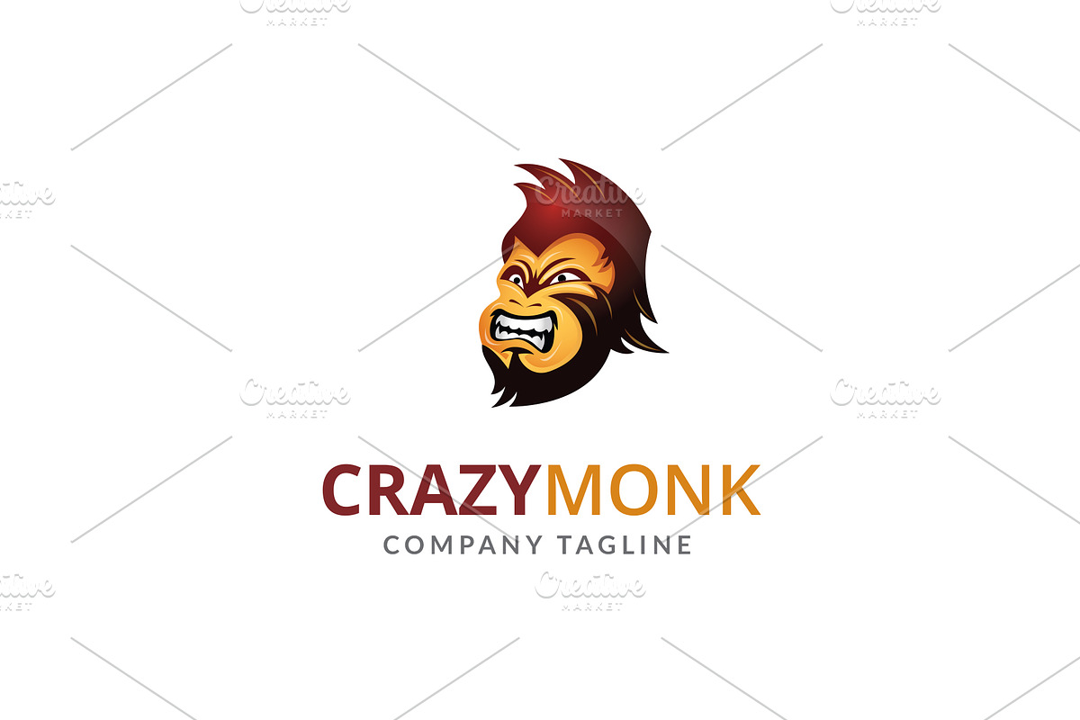 Carey Monkey Logo in Logo Templates - product preview 8