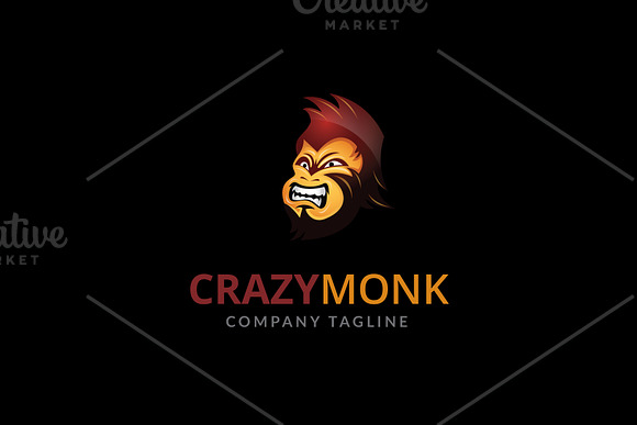 Carey Monkey Logo in Logo Templates - product preview 1