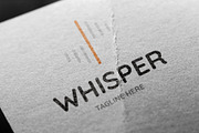 Whisper Logo Template