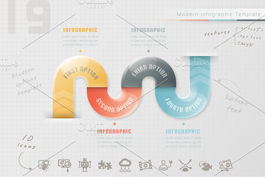 Modern Infographic Options (19)